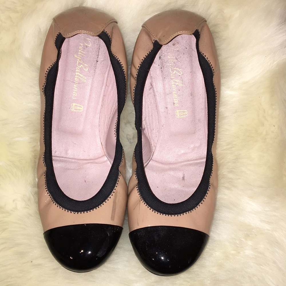 Latex Ballerina Flats